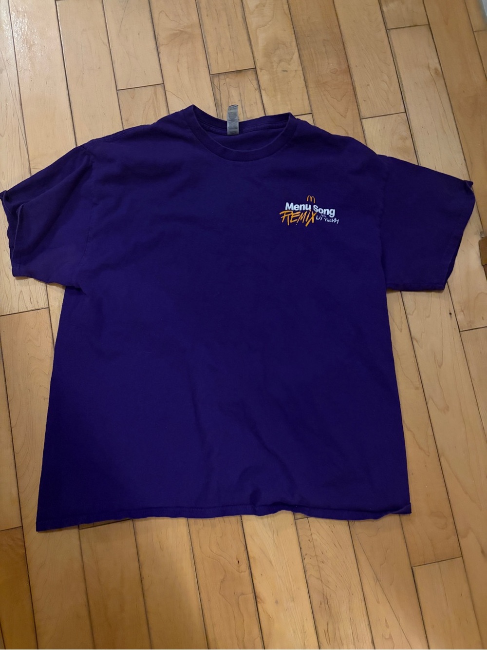 XL McDonalds 'Menu Song' Graphic Tee